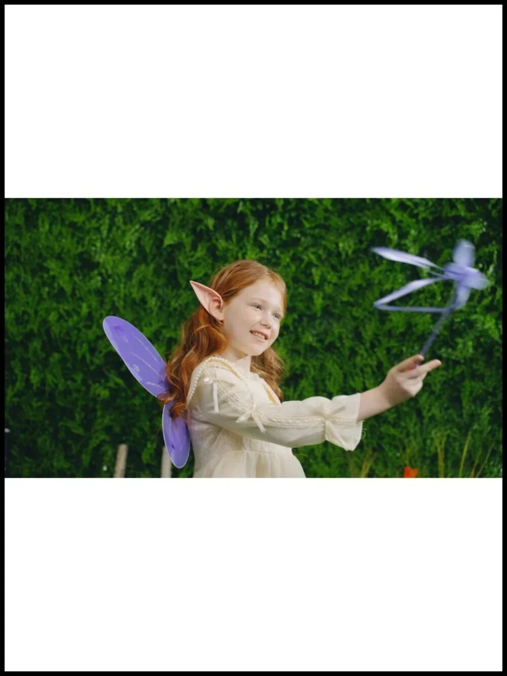 12 Sets Fairy Butterfly Wings with Wands, Pretend Play Costume Accessories for